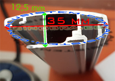 Escuadras compatibles con estos perfiles Tubo mosquitera corredera de 35 mm